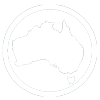 Vector illustration of Isolated Australian map on a grey background